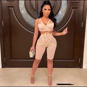 2 piece caged set NEVER WORN